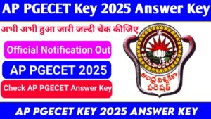 AP PGECET Key 2025 Answer Key